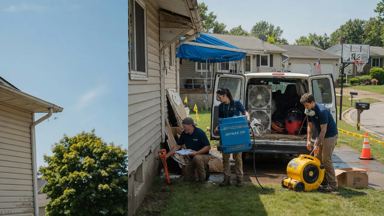 Ceiling Leak Cleanup in Poseyville, IN near me