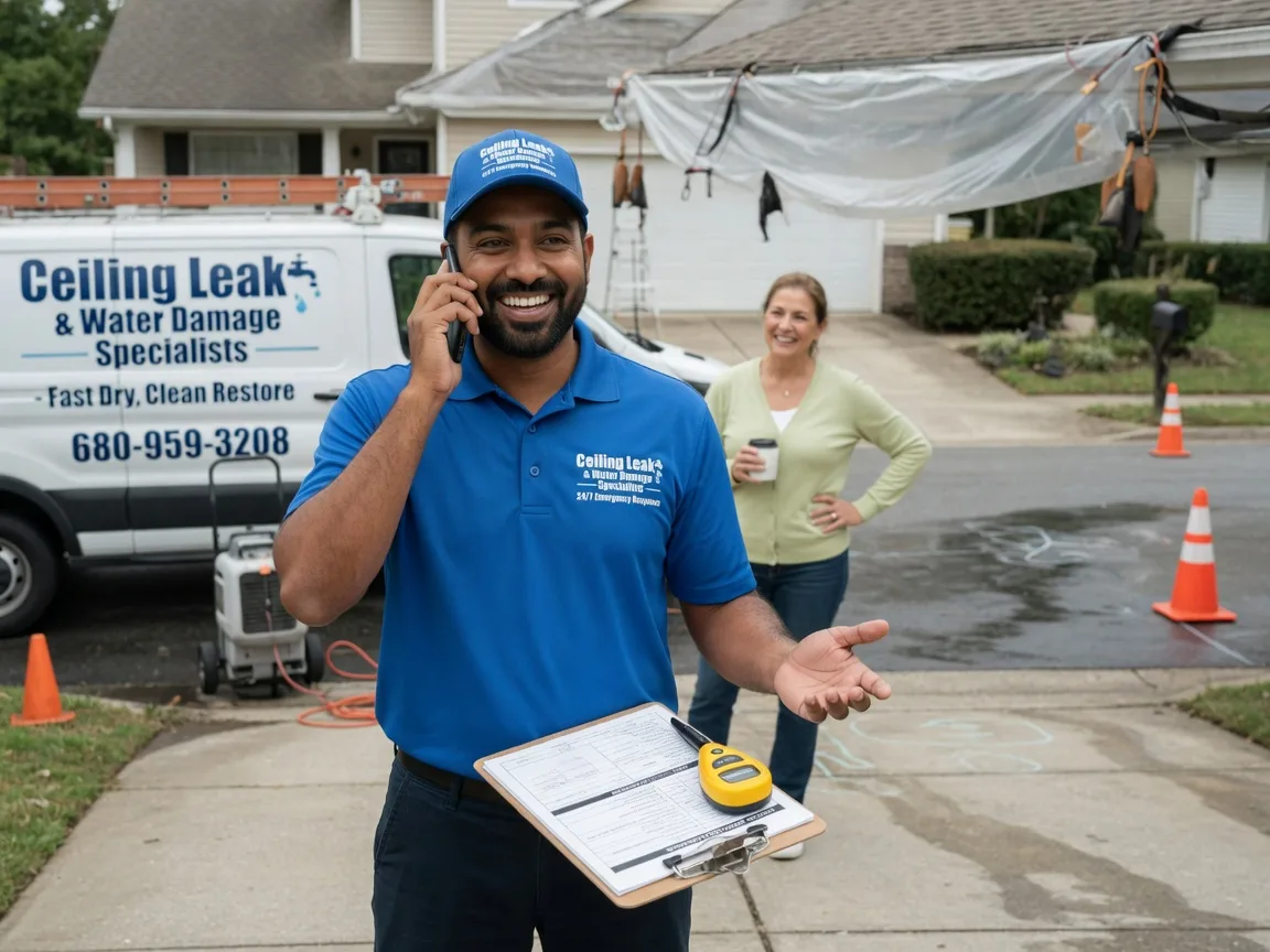 Ceiling Leak Cleanup Poseyville, IN FAQs